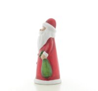 Cepewa Xmas-Deko Dekoration stehend Santa Rot Weiß Weihnachtlich 9,5 cm x 20 cm x 8,5 cm Weihnachtsmann