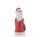 Cepewa Xmas-Deko Dekoration stehend Santa Rot Weiß Weihnachtlich 9,5 cm x 20 cm x 8,5 cm Weihnachtsmann