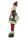 Iko Import Schneemann sitzend Weihnachtsdekoration Winterdekoration Rot 26 cm x 48 cm x 13 cm