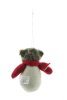 Boltze Teddybär zum aufhängen Dekoration Tannebaum Weihnachtsgesteck 10,5 cm x 12 cm x 6 cm