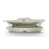 JSI, Clutch, Abendtasche, Umhängetasche, 25 x 12 x 5,5 cm, 1,65 Liter, Kette, Strass Apricot