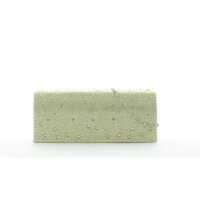 JSI Damen Clutch Abendtasche Umhängetasche 20096 Gold