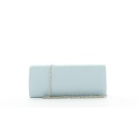JSI Damen Clutch Abendtasche Umhängetasche 20096 Skyblue
