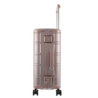 American Tourister Alumo Spinner, Aluminium Koffer, 4 Doppelrollen, Sicherheitsschloss, Handgep&auml;ck 55 x 23 x 39 cm Rose