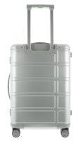 American Tourister Alumo Spinner, Aluminium Koffer, 4 Doppelrollen, Sicherheitsschloss, Handgep&auml;ck 55 x 23 x 39 cm Silver