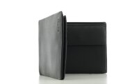 Maitre Hundsbach Gathman BillFold H12 Herren Börse, Querformat, Portemonnaie, 12 x 10 x 1,5 cm Black