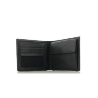 Maitre Bundenbach Gandolf BillFold H4 Herren Börse, Querformat, Portemonnaie, 12 x 10 x 3 cm Black