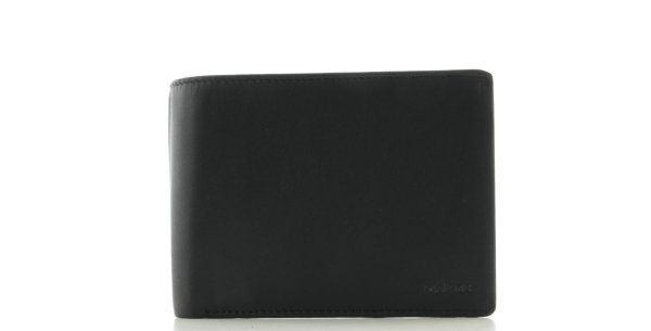Maitre F3 Galbert BillFold H7 Herren Börse, Querformat, Portemonnaie, RFID Safe, 12,5 x 9,7 x 2,5 cm Black