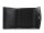 Maitre Leisel Deda Purse SV4F, Damen Börse, Querformat, Wickelbörse, Leder, 10,5 x 8,5 x 2 cm Black