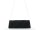 JSI Damen Schultertasche, Clutch, Abendtasche, 27 x 10 x 5 cm  Schwarz