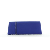 JSI Damen Schultertasche, Clutch, Abendtasche, 1,3 Liter, 26 x 10,5 x 5 cm Blau