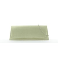 JSI Damen Schultertasche, Clutch, Abendtasche, 1,3 Liter, 26 x 10,5 x 5 cm Gold