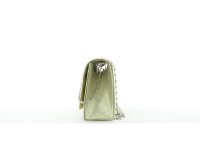 JSI Damen Schultertasche, Clutch, Abendtasche, 1,3 Liter, 26 x 10,5 x 5 cm Gold