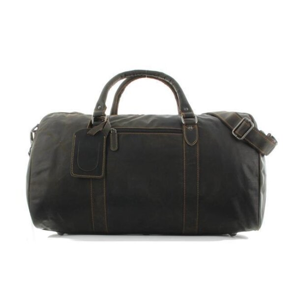 JSI Baxx Reisetasche, Weekender, Echtleder, 48 Liter, 54 x 32 x 28 cm