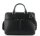 JSI Damen Aktentasche, Businesstasche, Echtleder, 11 Liter, 39,5 x 29,5 x 10 cm Schwarz