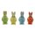 Mel-O-Design Osterhasen Dekoration Hase mit Brille stehend 7 cm x 13 cm x 7 cm