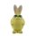 Iko Import Osterhasen Dekoration Hase mit Brille stehend 7 cm x 13 cm x7 cm