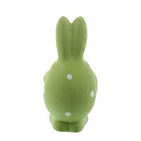 Iko Import Osterhasen Dekoration Hase mit Brille stehend 7 cm x 13 cm x7 cm