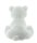 Mel-O-Design Eisbär Teddybär mit weichen Fell Kuscheltier Weiß 35 cm x 38 cm x 32 cm
