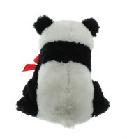 Iko Import Panda " Kiss me " Kuscheltier mit Herz Schwarz Weiß 30 cm x 36 cm x 36 cm