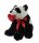 Iko Import Panda " Kiss me " Kuscheltier mit Herz Schwarz Weiß 30 cm x 36 cm x 36 cm
