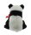 Iko Import Panda " Kiss me " Kuscheltier mit Herz Schwarz Weiß 30 cm x 36 cm x 36 cm