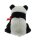 Mel-O-Design Panda " Kiss me " Kuscheltier mit Herz Schwarz Weiß 30 cm x 36 cm x 36 cm