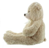 Iko Import Teddybär XXL mit Schleife Kuscheltier Polyester 40 cm x 94 cm x 35 cm