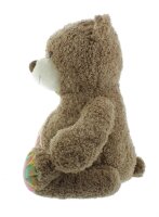 Iko ImportTeddybär mit bunten Flicken Kuscheltier Polyester 45 cm x 50 cm x 38 cm