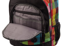 Franky Rucksack 15 Zoll Laptopfach RS2 Check ans Stripes 2019