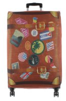 Leder Meid Kofferhülle Kratzschutz Trolley Spinner 70 bis 80 cm LC Koffer