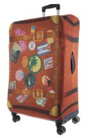 Leder Meid Kofferhülle Kratzschutz Trolley Spinner 70 bis 80 cm LC Koffer