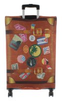 Leder Meid Kofferhülle Kratzschutz Trolley Spinner 70 bis 80 cm LC Koffer