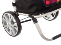 Franky Einkaufstrolley Einkaufsroller ER1 Multicolor Check