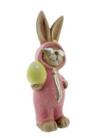 Iko Import Osterhase Dekoration Frühling Keramik 9 cm x 22,5 cm x 6 cm