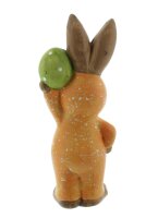Iko Import Osterhase Dekoration Frühling Keramik 9 cm x 22,5 cm x 6 cm