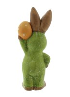 Iko Import Osterhase Dekoration Frühling Keramik 9 cm x 22,5 cm x 6 cm