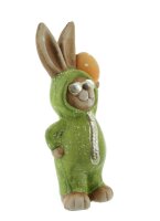 Iko Import Osterhase Dekoration Frühling Keramik 9 cm x 22,5 cm x 6 cm