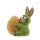 Iko Import Osterhase Pyjama Osterdekoration Keramik Frühling 11 cm x 11,5 cm x 7,5 cm