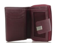 Maitre Dawina Riegelbörse Geldbörse Portemonnaie Münzbörse Unisex 12,2 cm x 10 cm x 2,5 cm Rot