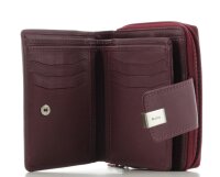 Maitre Dawina Riegelbörse Geldbörse Portemonnaie Münzbörse Unisex 12,2 cm x 10 cm x 2,5 cm Rot