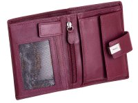 Maitre Geldbörse Portemonnaie Münzbörse Riegelbörse Ilena Damen 9,5 cm x 12,5 cm x 2,5 cm