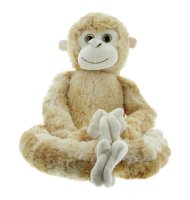 Mel-O-Design Kuscheltier Affe mit Kletthänden und Glitzeraugen