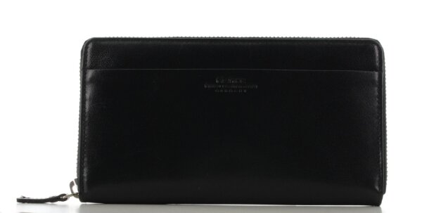 Maitre Schwollen Dietrun Purse LH12Z Damenbörse mit Reißverschluss Leder Dark Blue Black
