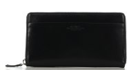 Maitre Schwollen Dietrun Purse LH12Z Damenbörse mit Reißverschluss Leder Dark Blue Black