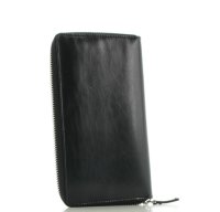Maitre Schwollen Dietrun Purse LH12Z Damenbörse mit Reißverschluss Leder Dark Blue Black