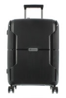 Franky Spinner Gr. S Handgepäck Hartschale Koffer mit TSA-Zahlenschloss Schwarz
