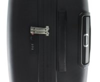 Franky Spinner Gr.L Hartschale Koffer mit TSA-Zahlenschloss Schwarz