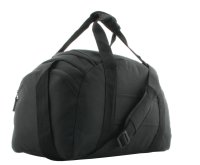 Franky Reisetasche Reisegep&auml;ck Sporttasche Dufflebag RT34 S, 46 x 26 x 25 cm, 29 Liter Schwarz