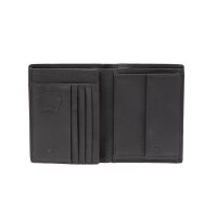 Strellson Harrison Pierce BillFold V8 Herren Geldbörsen Leder Hochformat dark brown